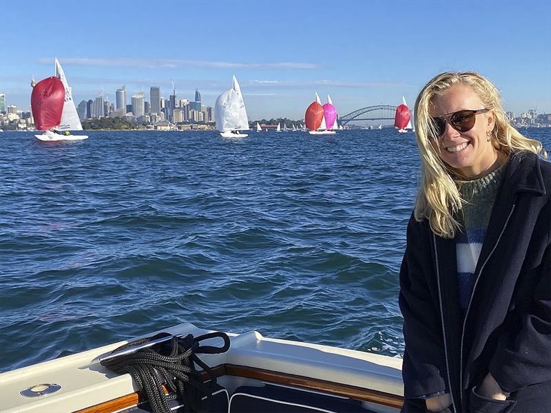 2021 Olympian Tess Lloyd, skippers Australia's 49er FX skiff crew photo copyright Photo supplied taken at Royal Sydney Yacht Squadron and featuring the Etchells class