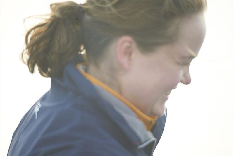 Rising star, Nia Jerwood, the Skipper of Australia's Women's 470 crew photo copyright David Mandelberg taken at Royal Sydney Yacht Squadron and featuring the Etchells class