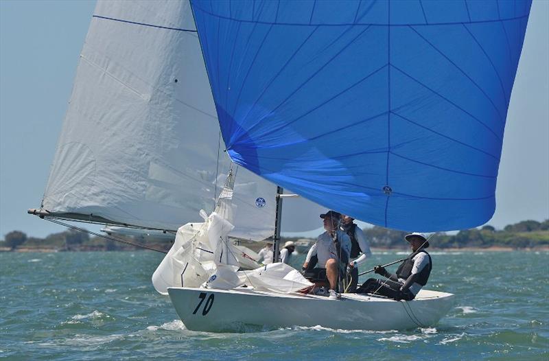 Encore on Day 3 - Etchells Queensland State Championship 2020 photo copyright Emily Scott Images taken at Royal Queensland Yacht Squadron and featuring the Etchells class