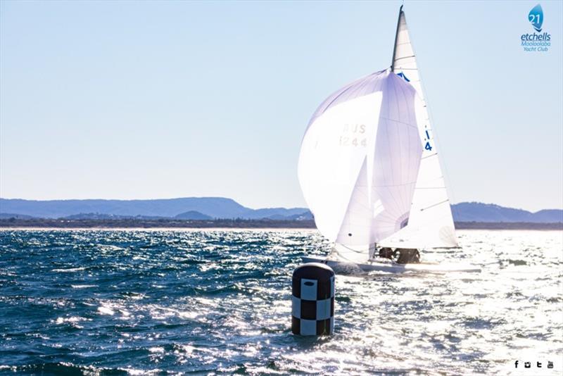 Ciao consolidates in Race 3 - Etchells Australian Nationals, day 1 photo copyright Nic Douglass / www.AdventuresofaSailorGirl.com taken at Mooloolaba Yacht Club and featuring the Etchells class