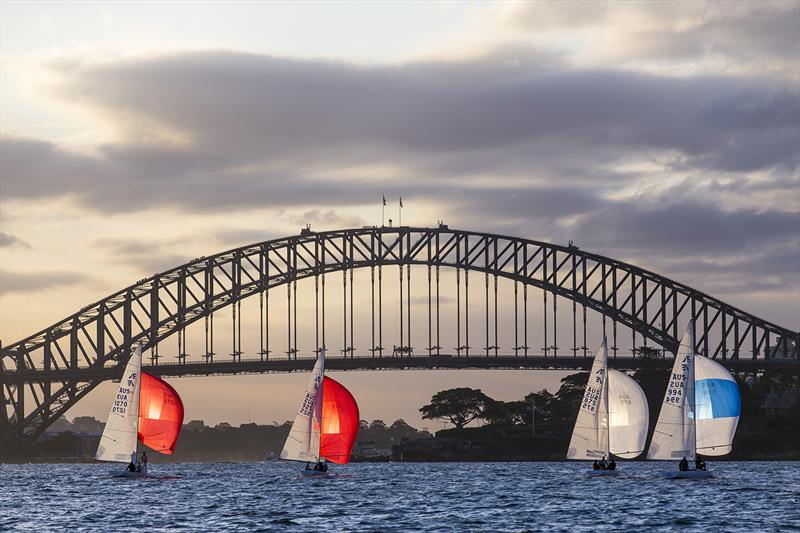 Could well be more of this sort of action on offer, but you have to be there to see it unfold... photo copyright Andrea Francolini taken at Royal Sydney Yacht Squadron and featuring the Etchells class