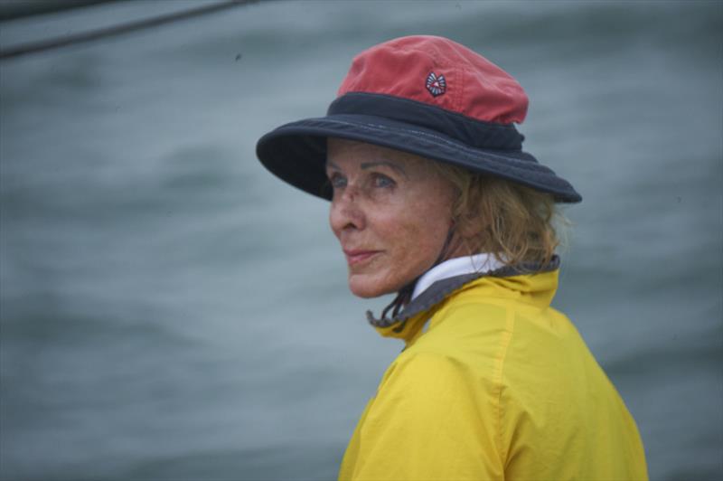 Jeanne-Claude Strong at the David Forbes Shield Regatta photo copyright David Mandelberg taken at Royal Sydney Yacht Squadron and featuring the Etchells class