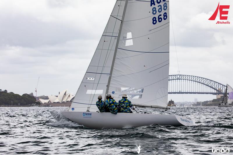 Yandoo XX were boat of the day on day two - Etchells NSW Championship - photo © Nic Douglass / www.AdventuresofaSailorGirl.com