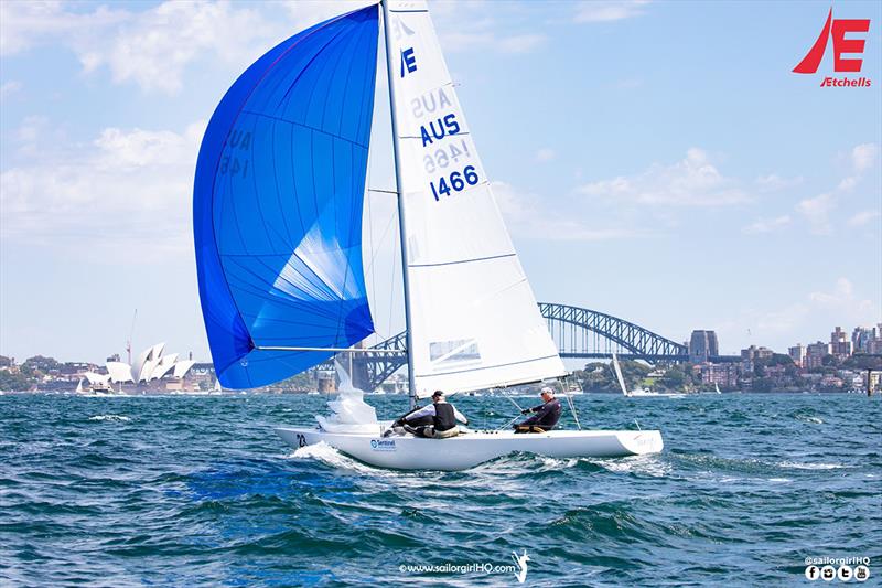 Tango leading the way in Race 7 - Etchells NSW Championship photo copyright Nic Douglass / www.AdventuresofaSailorGirl.com taken at Royal Sydney Yacht Squadron and featuring the Etchells class