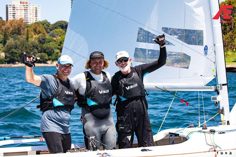 Winners - First Tracks secure the win after Race 7 - Etchells NSW Championship photo copyright Nic Douglass / www.AdventuresofaSailorGirl.com taken at Royal Sydney Yacht Squadron and featuring the Etchells class