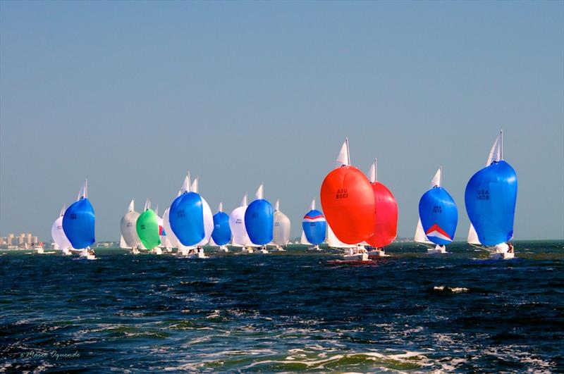 Racecourse action at the Etchells Coral Reef Cup - photo © Images courtesy of Marco Oquendo (Images by Marco; www.marcophoto.zenfolio.com)