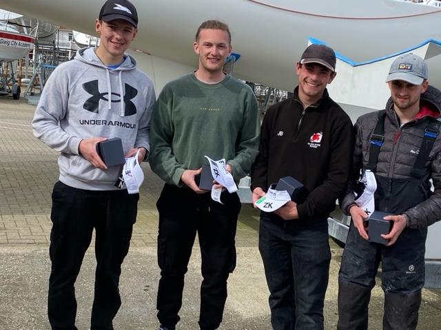 Top Corinthian team in the Etchells Spring Regatta 2022 photo copyright Etchells Cowes Fleet taken at Royal London Yacht Club and featuring the Etchells class