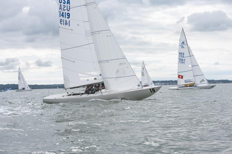2022 International Etchells Class Pre-Worlds at Cowes day 1 photo copyright PKC Media taken at Royal Yacht Squadron and featuring the Etchells class