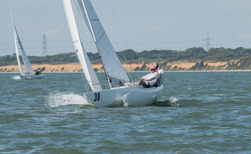 Ante Razmilovic's Swedish Blue photo copyright PKC Media taken at Royal Yacht Squadron and featuring the Etchells class