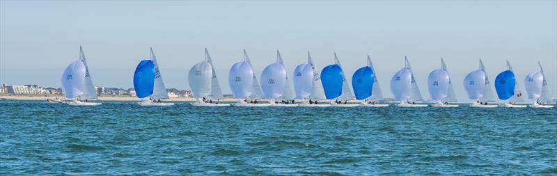 2022 International Etchells Worlds day 2 photo copyright PKC Media taken at Royal Yacht Squadron and featuring the Etchells class