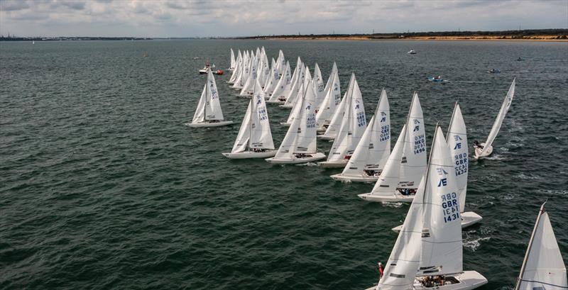 2022 International Etchells Worlds day 3 photo copyright PKC Media taken at Royal Yacht Squadron and featuring the Etchells class