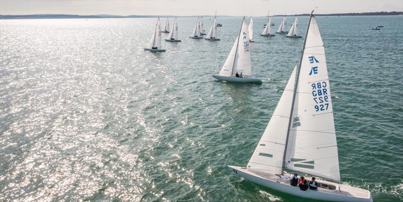 2022 International Etchells Worlds, Day 5 photo copyright PKC Media taken at Royal Yacht Squadron and featuring the Etchells class