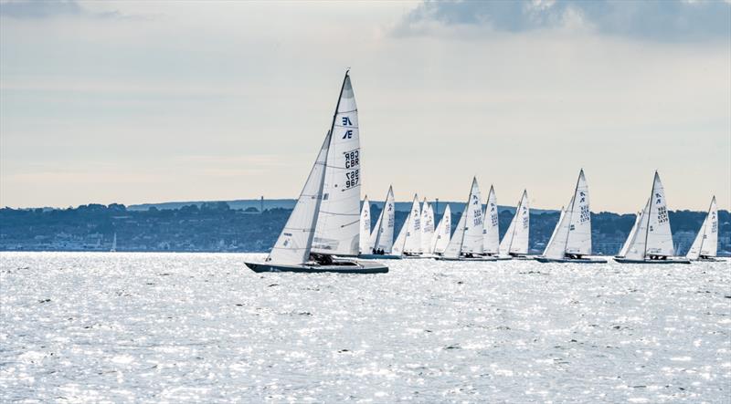 2022 International Etchells Worlds, Day 5 photo copyright PKC Media taken at Royal Yacht Squadron and featuring the Etchells class
