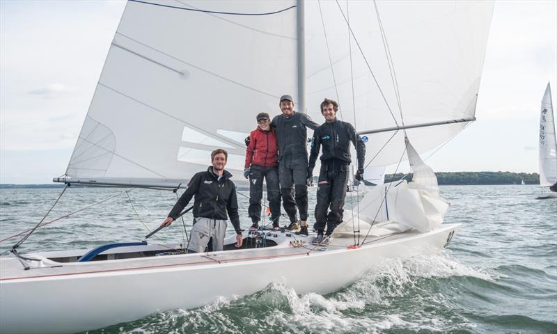 Shamal, GBR 927, Anthony Parke / Ross Mackley / Ali Grant / Josie Meredith - 2022 International Etchells World Championship photo copyright PKC Media taken at Royal Yacht Squadron and featuring the Etchells class