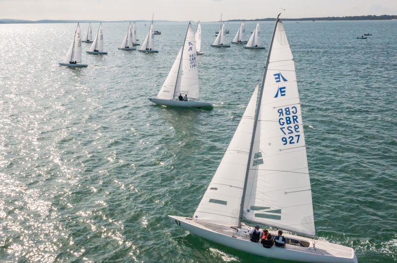 Anthony Parke's Shamal - 2022 International Etchells World Championship photo copyright PKC Media taken at Royal Yacht Squadron and featuring the Etchells class