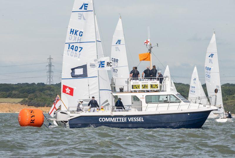 2022 International Etchells World Championship photo copyright PKC Media taken at Royal Yacht Squadron and featuring the Etchells class