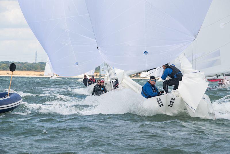 Anatole Masfen's New Order - 2022 International Etchells World Championship photo copyright PKC Media taken at Royal Yacht Squadron and featuring the Etchells class
