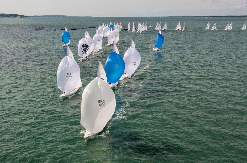 2022 International Etchells World Championship photo copyright PKC Media taken at Royal Yacht Squadron and featuring the Etchells class