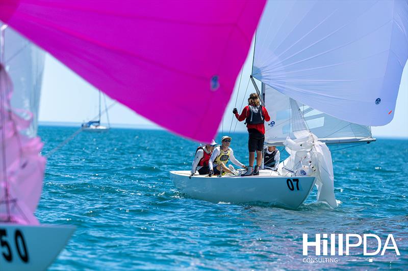 Racing in the Etchells Nationals has been close - 2023 Australian Etchells Championship photo copyright Jack Fletcher taken at Cruising Yacht Club of South Australia and featuring the Etchells class