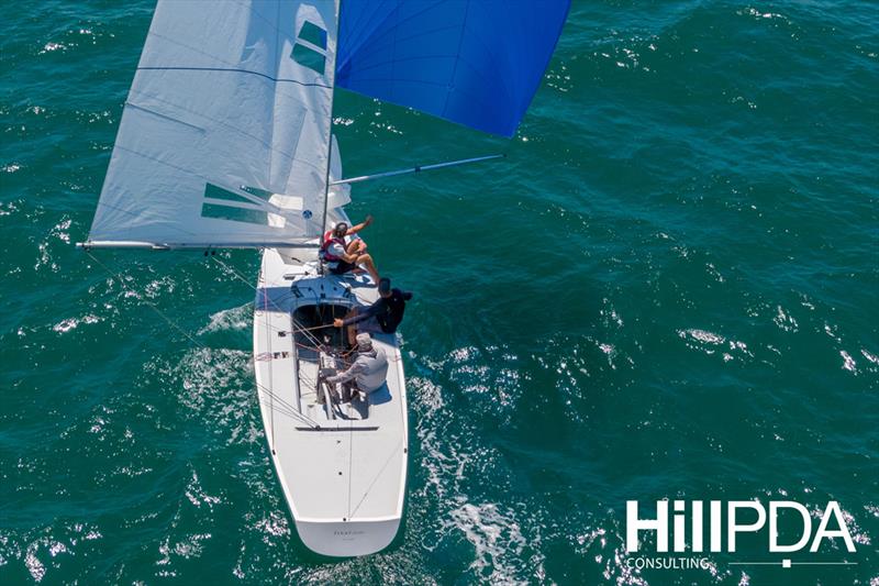 John Bertrand, George Richardson and Lewis Brake claimed victory in the 2023 Australian Etchells Championship - photo © Harry Fisher, Down Under Sail