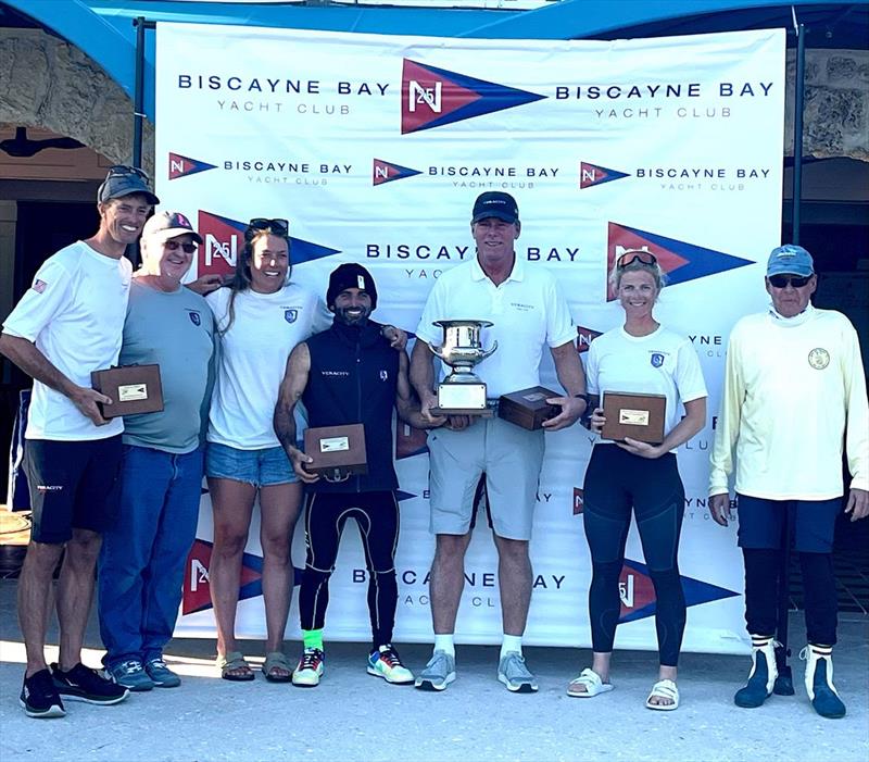 Veracity - Winners  - Sidney Doren Memorial Regatta photo copyright Rachel DeLouch taken at Biscayne Bay Yacht Club and featuring the Etchells class