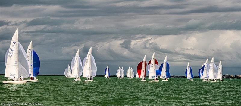 2022/2023 Etchells Biscayne Bay Series - Florida State Championship photo copyright Pieter Vanderlaan taken at Biscayne Bay Yacht Club and featuring the Etchells class