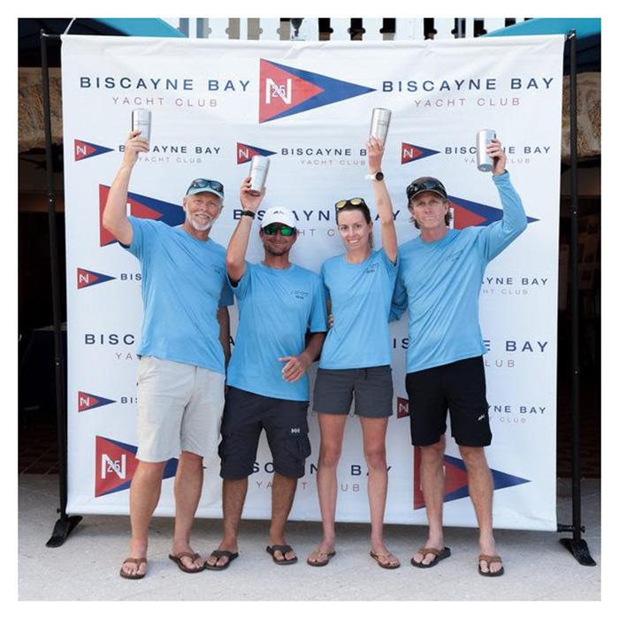 Overall Series Winners – Lifted ( Jim Cunningham / Steve Hunt / Erik Shampain / Serena Vilage) - 2022/2023 Etchells Biscayne Bay Series - Mid-Winter East Regatta - photo © Etchells Class