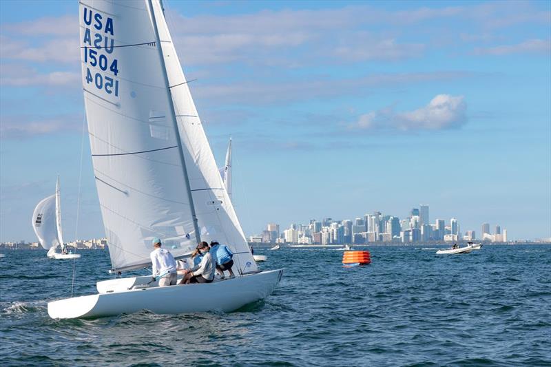 Overall Series Winners, Lifted in Miami at Mid-Winters - 2022/2023 Etchells Biscayne Bay Series - Mid-Winter East Regatta photo copyright Nic Brunk taken at Biscayne Bay Yacht Club and featuring the Etchells class