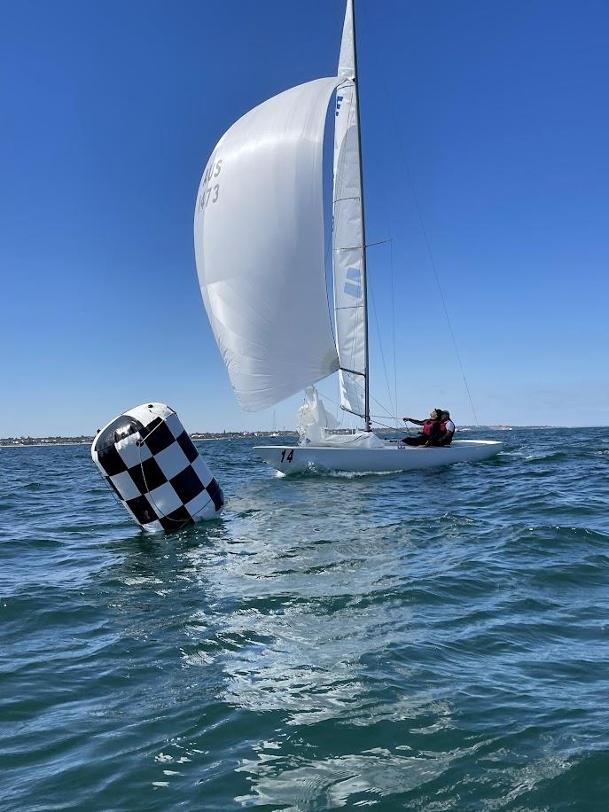 Fumanchu2 dominated on day three of the Etchells Victorian State Championship photo copyright Laura Thomson / RBYC taken at Royal Brighton Yacht Club and featuring the Etchells class