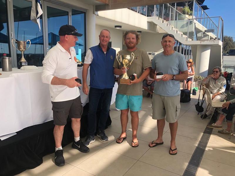 Shoulda Gone Left - First Corinthians and third overall at the Etchells Victorian State Championship photo copyright Laura Thomson / RBYC taken at Royal Brighton Yacht Club and featuring the Etchells class