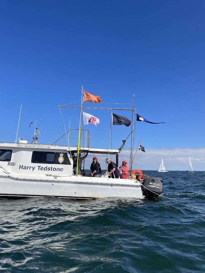 The black flag made an appearance on day three of the Etchells Victorian State Championship photo copyright Laura Thomson / RBYC taken at Royal Brighton Yacht Club and featuring the Etchells class