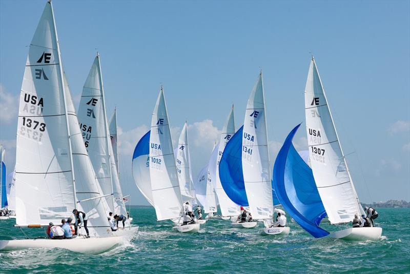 Etchells North American Championship photo copyright Nic Brunk taken at Coral Reef Yacht Club and featuring the Etchells class