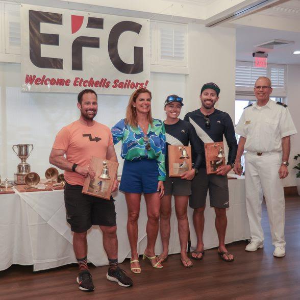 Stanky Gene finishes 3rd in the Etchells North American Championship photo copyright Nic Brunk taken at Coral Reef Yacht Club and featuring the Etchells class