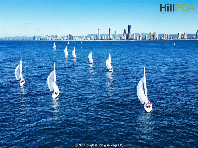 Etchells Gold Coast Championship 2023 photo copyright Nic Douglass @sailorgirlHQ taken at  and featuring the Etchells class