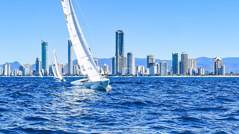 Etchells Gold Coast Championship 2023 photo copyright Nic Douglass @sailorgirlHQ taken at  and featuring the Etchells class