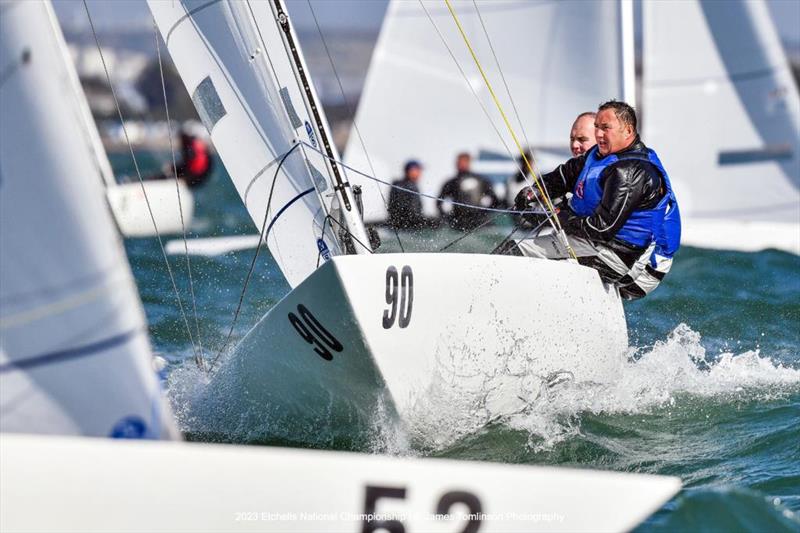 Etchells UK Nationals 2023 photo copyright Rick Tomlinson / www.rick-tomlinson.com taken at Royal Yacht Squadron and featuring the Etchells class