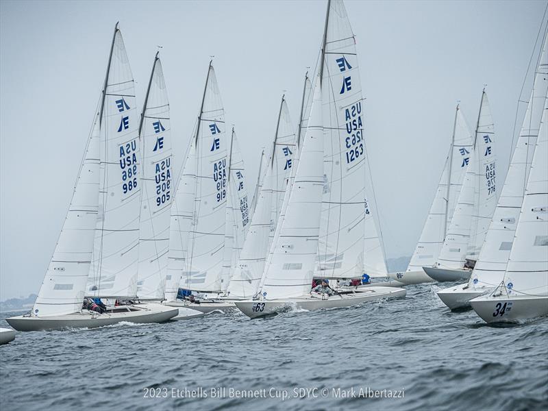 Etchells West Coast Spring Series photo copyright Mark Albertazzi taken at San Diego Yacht Club and featuring the Etchells class