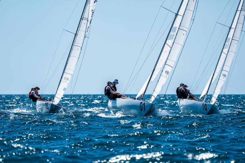 the 2024 Bill Steele Regatta in Fremantle Day 1 photo copyright Jordan Roberts, Down Under Sail taken at Royal Freshwater Bay Yacht Club and featuring the Etchells class