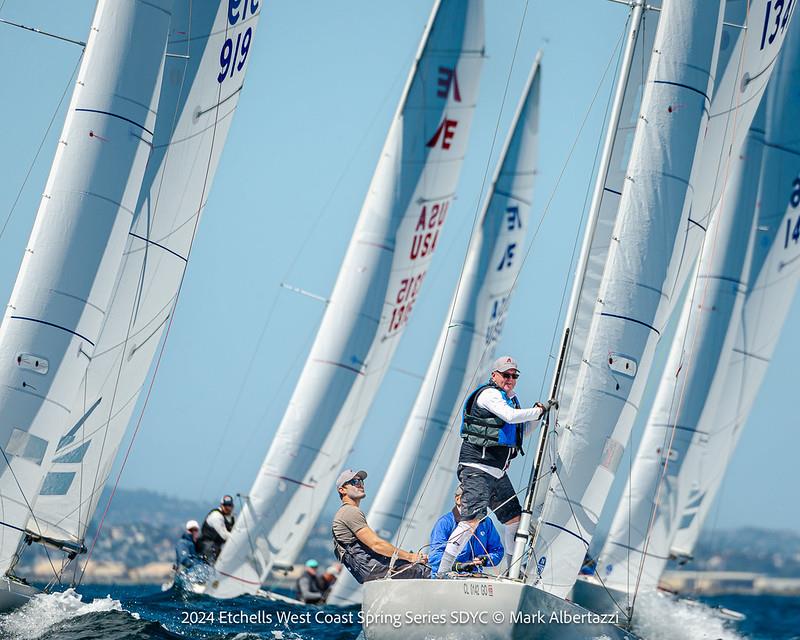 2024 Etchells Midwinters West photo copyright Mark Albertazzi taken at San Diego Yacht Club and featuring the Etchells class