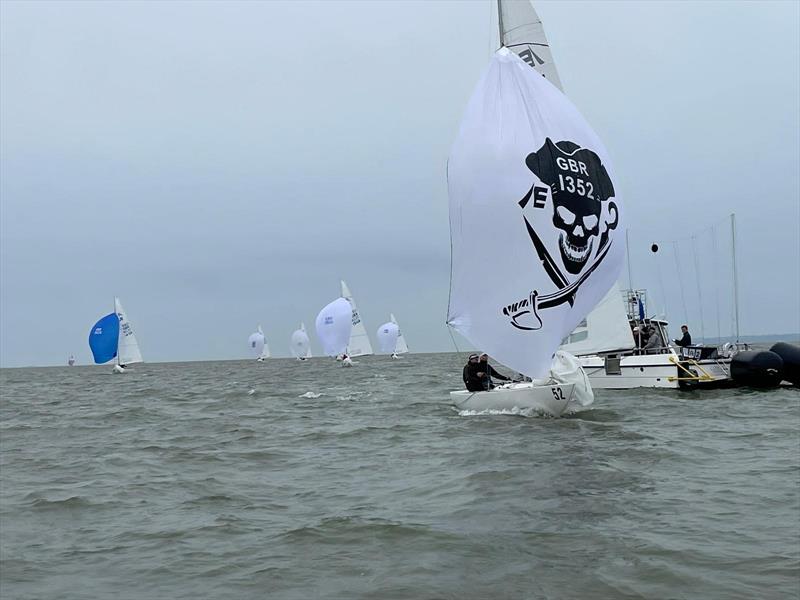 Jolly Roger during the Etchells Spring Regatta at Cowes photo copyright Jan Ford taken at Royal London Yacht Club and featuring the Etchells class