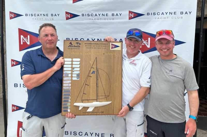 Andrew Larson, corinthian winner - Etchells Biscayne Bay Winter Series photo copyright BBYC taken at Biscayne Bay Yacht Club and featuring the Etchells class