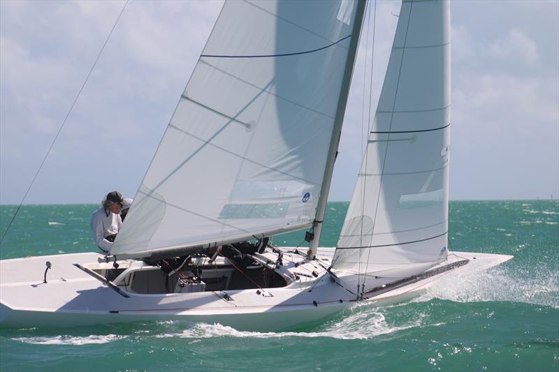 'Mila', series winner of Etchells Biscayne Bay Winter Series during the Midwinters photo copyright Maurice OConnell taken at Biscayne Bay Yacht Club and featuring the Etchells class
