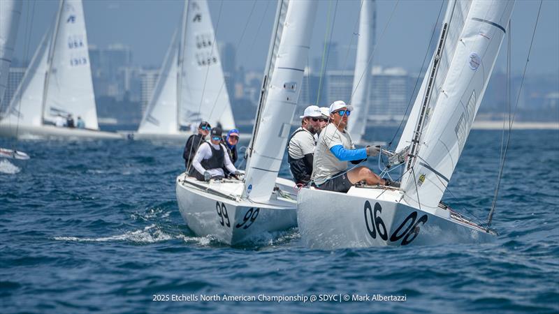 2025 Etchells North American Championship day 2 photo copyright Mark Albertazzi taken at San Diego Yacht Club and featuring the Etchells class
