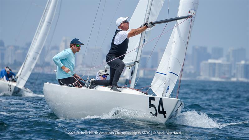 2025 Etchells North American Championship day 2 photo copyright Mark Albertazzi taken at San Diego Yacht Club and featuring the Etchells class