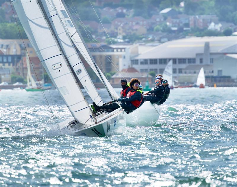 Ladies Day (Tuesday) at Cowes Week 2025 photo copyright Tom Hicks / www.solentaction.com taken at Cowes Combined Clubs and featuring the Etchells class