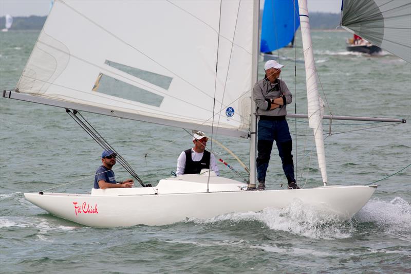 Etchells fleet on Day 7 of Cowes Week 2025 photo copyright Martin Augustus / www.sailingimages.co.uk taken at Cowes Combined Clubs and featuring the Etchells class