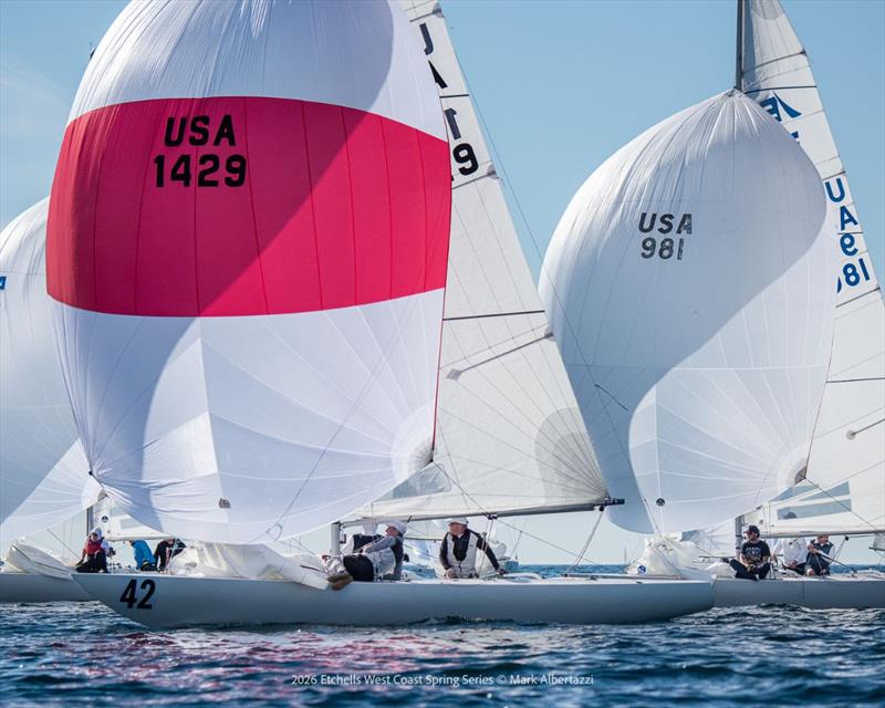 2026 Bill Bennett Cup - 2026 Etchells West Coast Spring Series photo copyright Mark Albertazzi taken at San Diego Yacht Club and featuring the Etchells class