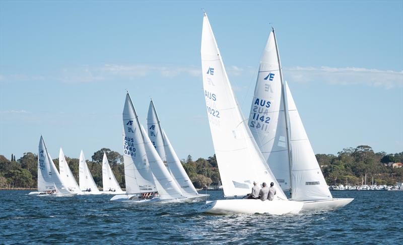 2026 Etchells Australian Nationals Day 3 photo copyright Tom Hodge Media / www.tomhodgemedia.com.au taken at Royal Freshwater Bay Yacht Club and featuring the Etchells class