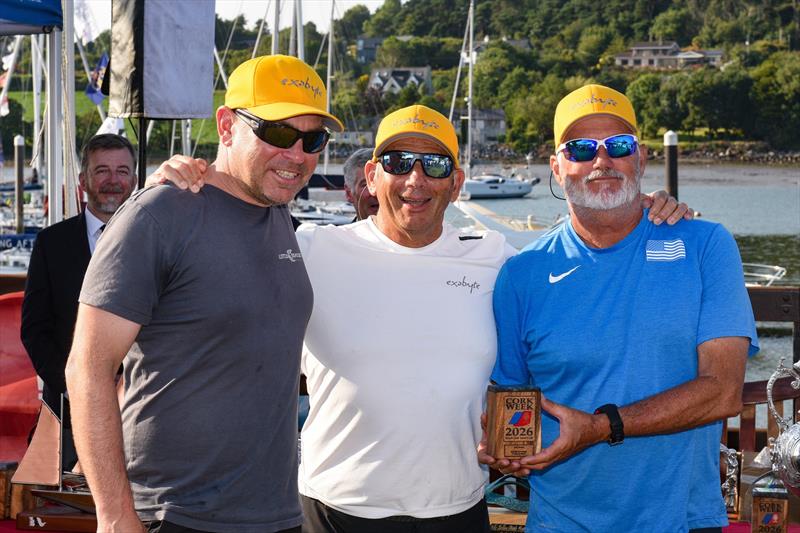 Cork Week 2026 - Etchells 2026 European Champions Team Exabyte - photo © Rick Tomlinson / RCYC