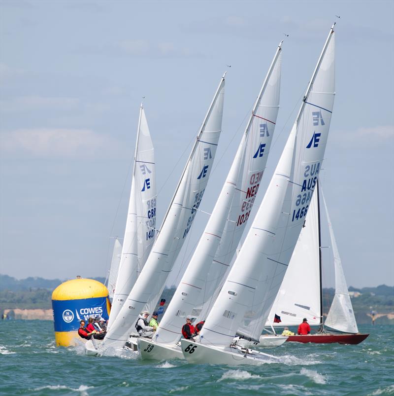 North Sails Cowes Week Day 1 photo copyright Tom Hicks / www.solentaction.com taken at Cowes Combined Clubs and featuring the Etchells class